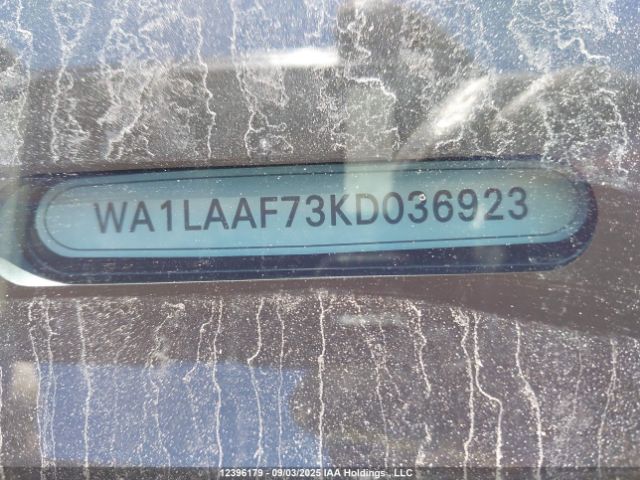 WA1LAAF73KD036923 2019 AUDI