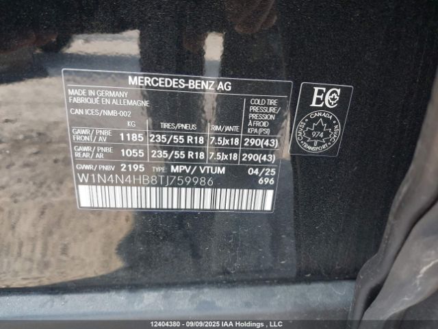 2026 MERCEDES-BENZ GLA 250 4MATIC | VIN: W1N4N4HB8TJ759986