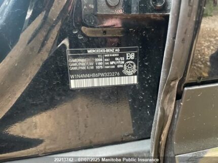 W1N4M4HB6PW323276 2023 MERCEDES BENZ