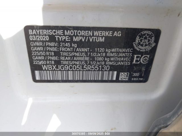 WBXJG9C05L5R55130 2020 BMW