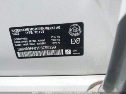 3MW89FF01P8C95299 2023 BMW