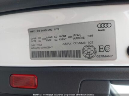 WAUAAAF46RN005847 2024 AUDI