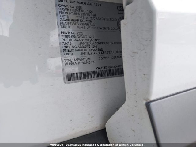 WA1DECF36R1044771 2024 AUDI
