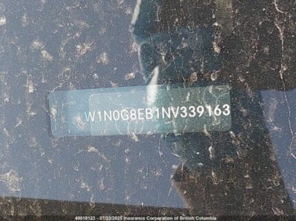 W1N0G8EB1NV339163 2022 MERCEDES-BENZ