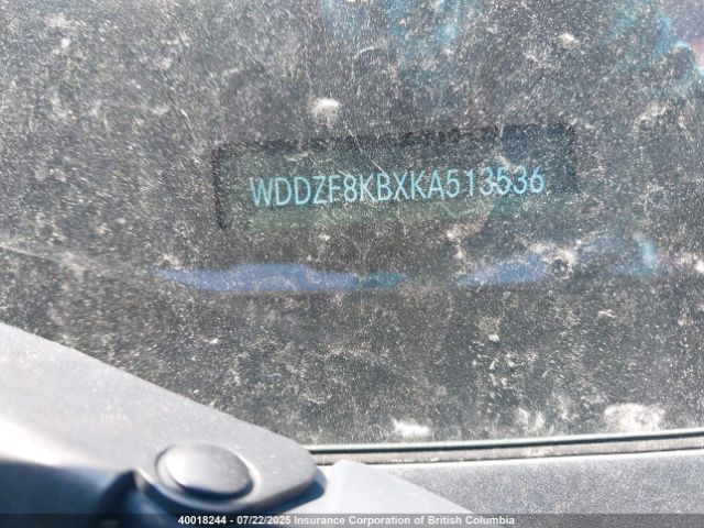 WDDZF8KBXKA513536 2019 MERCEDES-BENZ