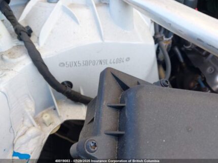 5UX53DP02N9L44084 2022 BMW