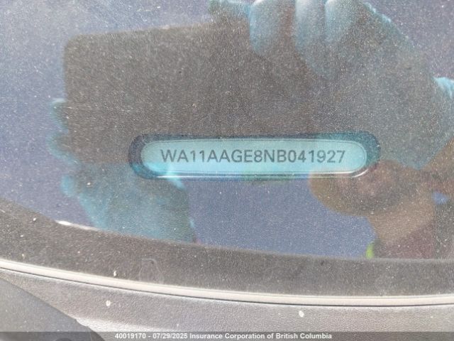WA11AAGE8NB041927 2022 AUDI