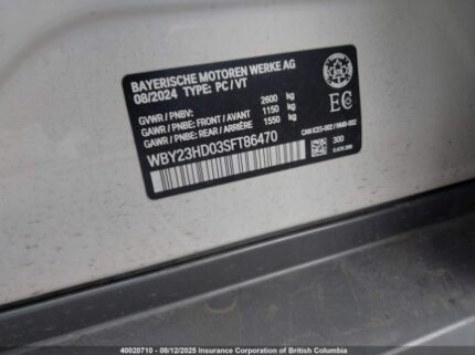 WBY23HD03SFT86470 2025 BMW
