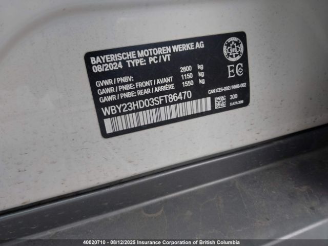 WBY23HD03SFT86470 2025 BMW