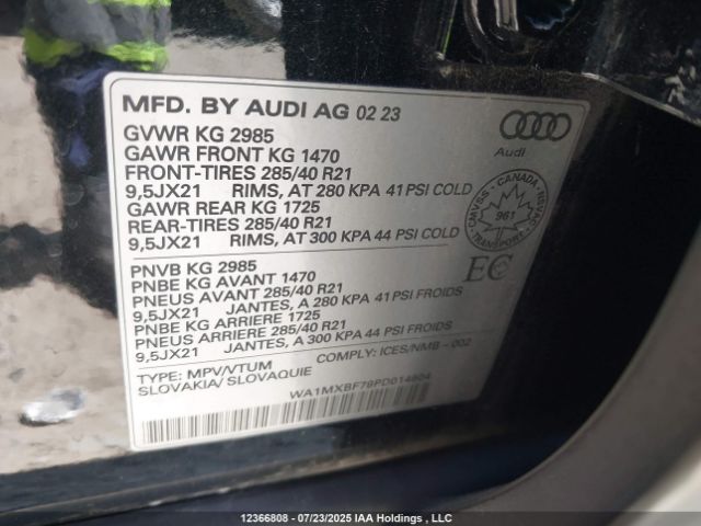 2023 AUDI Q7 55 PROGRESSIV | VIN: WA1MXBF79PD014604