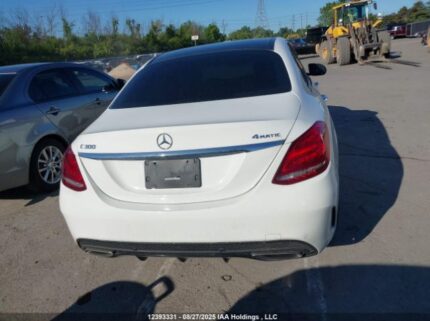 2018 MERCEDES-BENZ C 300 4MATIC | VIN: 55SWF4KB1JU267759