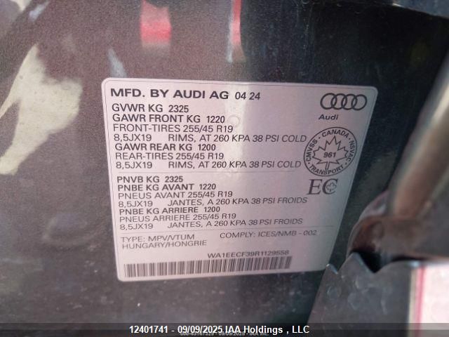 2024 AUDI Q3 45 PROGRESSIV | VIN: WA1EECF39R1129558