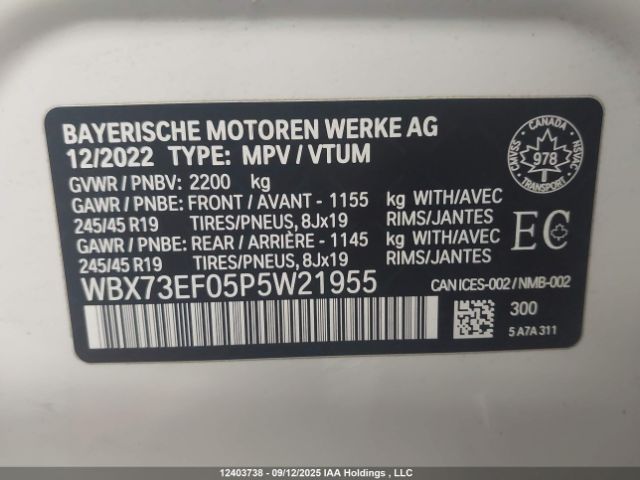 2023 BMW X1 XDRIVE28I | VIN: WBX73EF05P5W21955