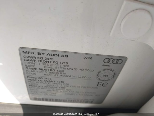 2020 AUDI Q5 45 PROGRESSIV | VIN: WA1ENAFYXL2091873