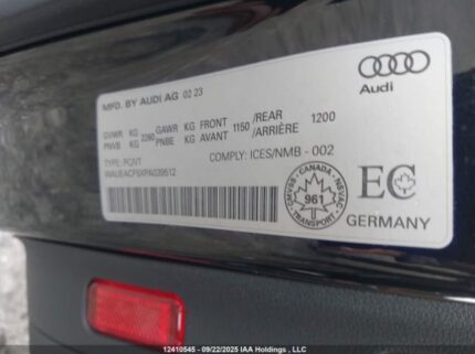 2023 AUDI A5 45 TECHNIK | VIN: WAUEACF5XPA039512