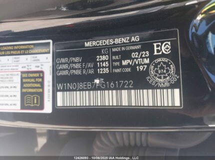 2023 MERCEDES-BENZ GLC COUPE 300 4MATIC | VIN: W1N0J8EB7PG161722