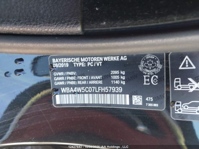 2020 BMW 430XI | VIN: WBA4W5C07LFH57939