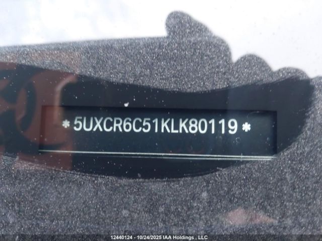 2019 BMW X5 | VIN: 5UXCR6C51KLK80119