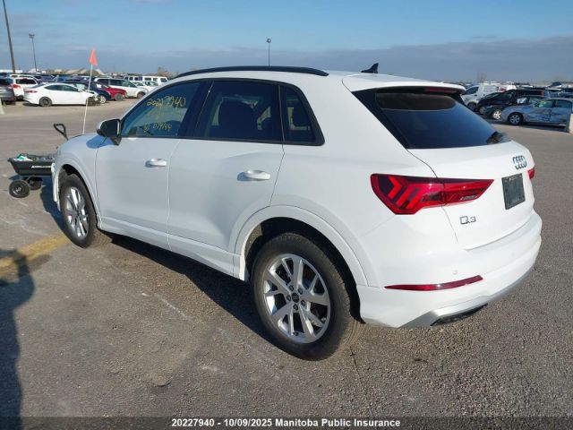 2025 AUDI Q3 40 2.0 TFSI | VIN: WA1AUCF36S1079144