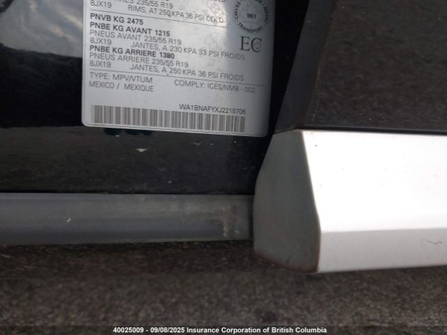 2018 AUDI Q5 | VIN: WA1BNAFYXJ2215706