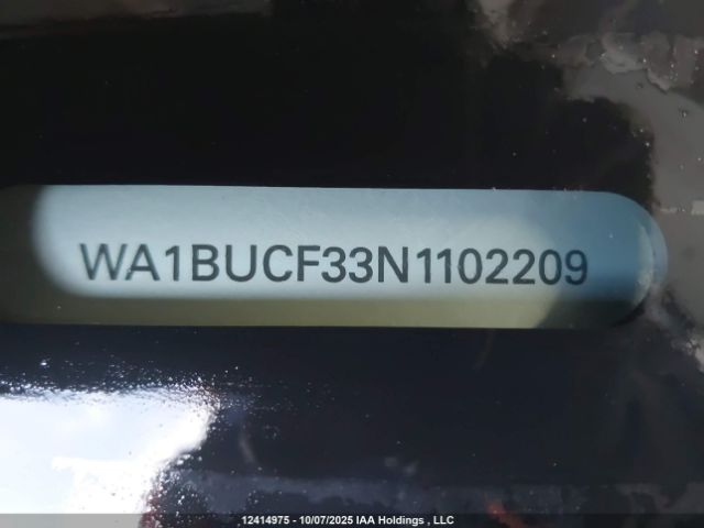 WA1BUCF33N1102209 2022 AUDI Q3