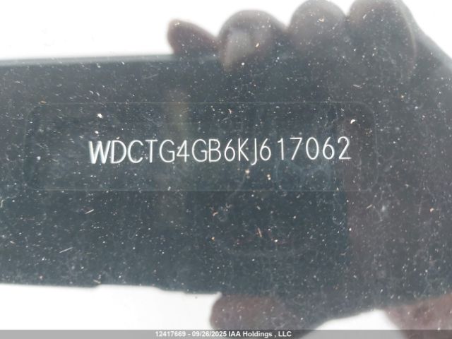 WDCTG4GB6KJ617062 2019 MERCEDES-BENZ GLA