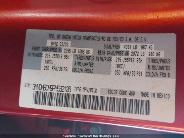 3MVDMBCM9PM532126 2023 MAZDA CX-30