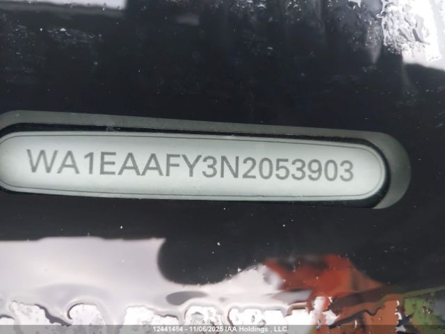 WA1EAAFY3N2053903 2022 AUDI Q5