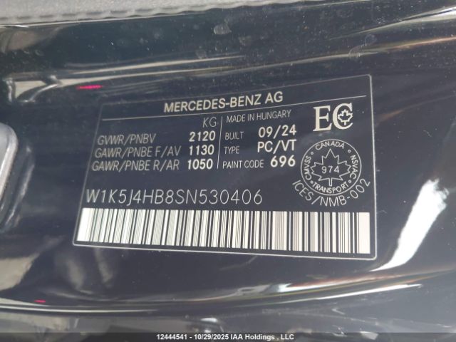 W1K5J4HB8SN530406 2025 MERCEDES-BENZ CLA