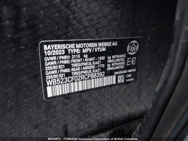 WB523CF02RCP88392 2024 BMW IX