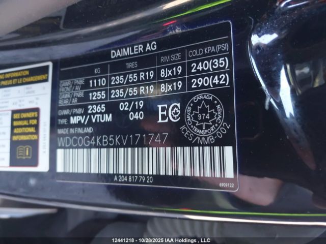 WDC0G4KB5KV171747