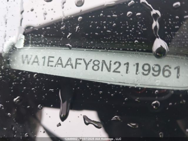 WA1EAAFY8N2119961
