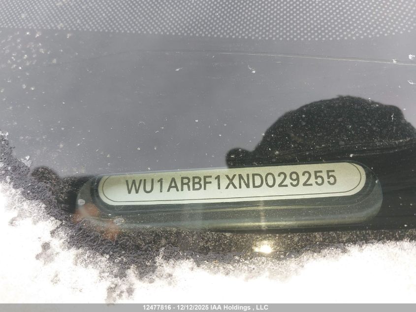 WU1ARBF1XND029255