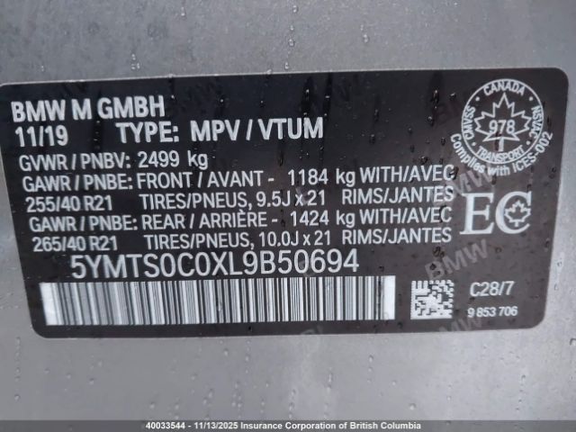 5YMTS0C0XL9B50694