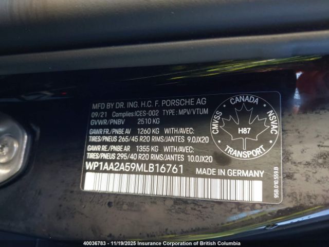 WP1AA2A59MLB16761