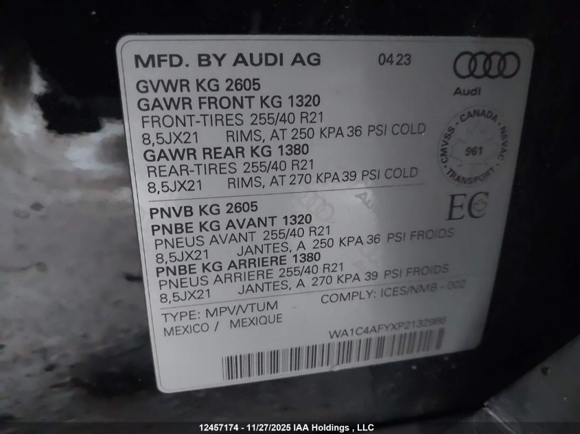 WA1C4AFYXP2132986