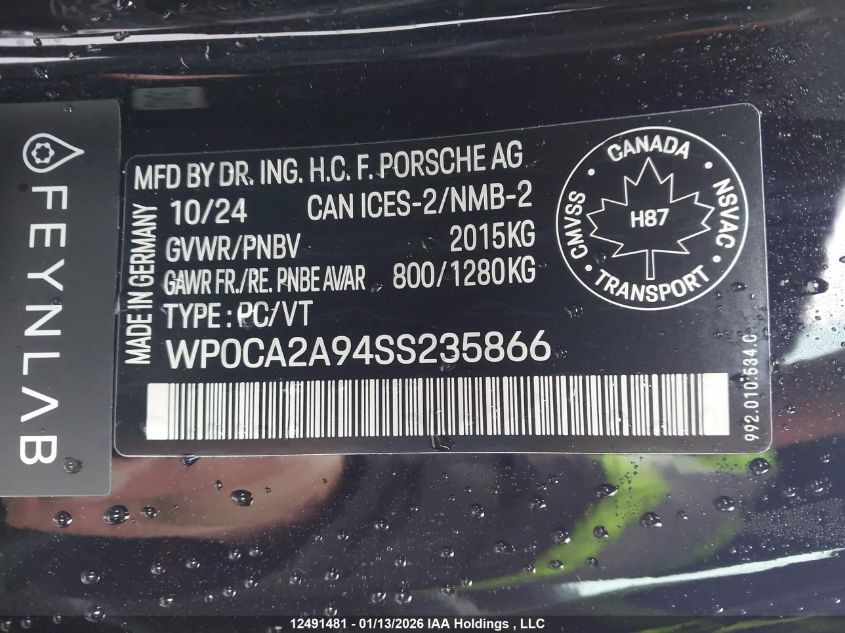 WP0CA2A94SS235866