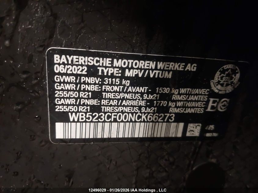 WB523CF00NCK66273