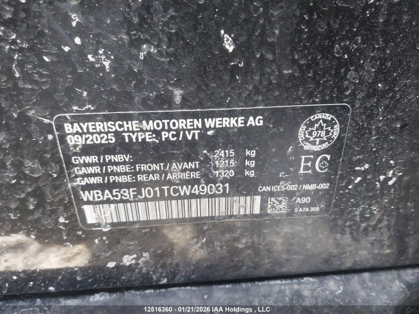 WBA53FJ01TCW49031