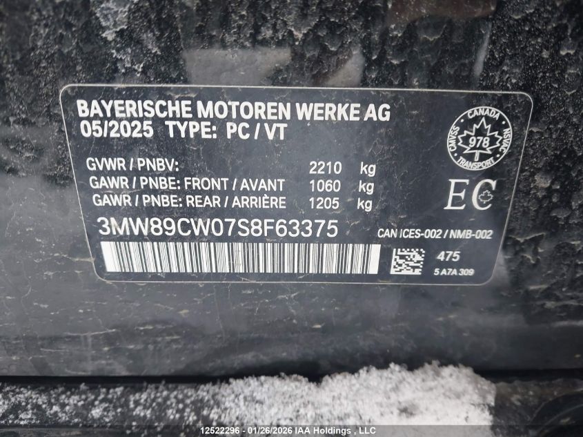 3MW89CW07S8F63375