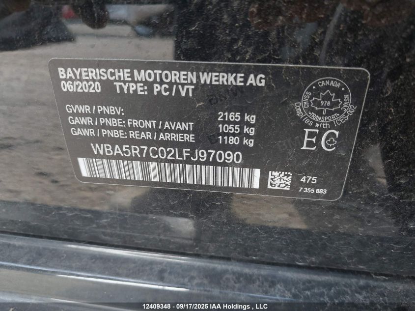 2020BMW330I|WBA5R7C02LFJ97090