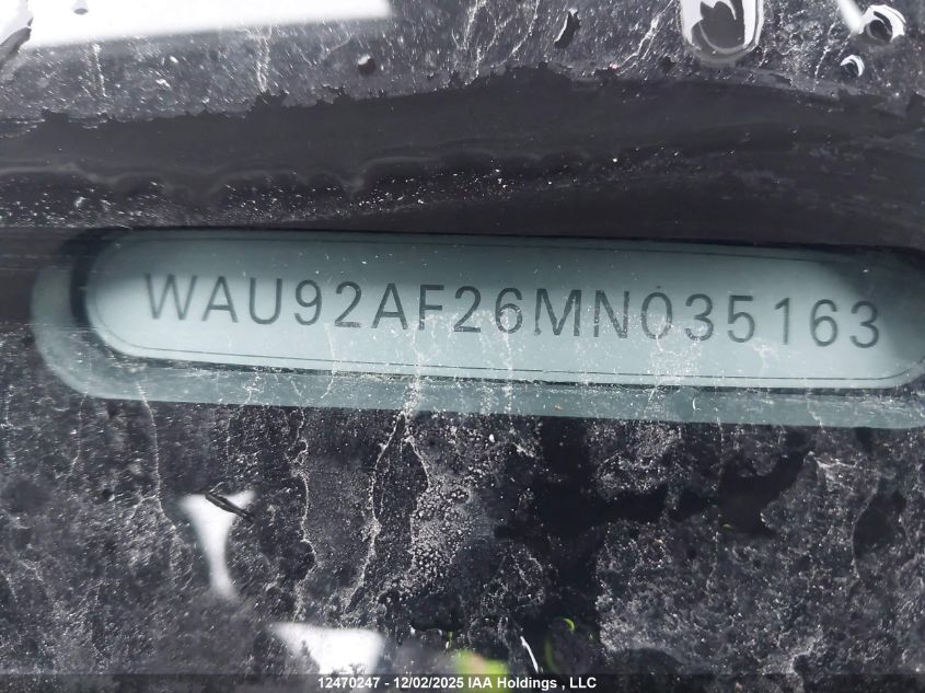 2021AUDIA6|WAU92AF26MN035163