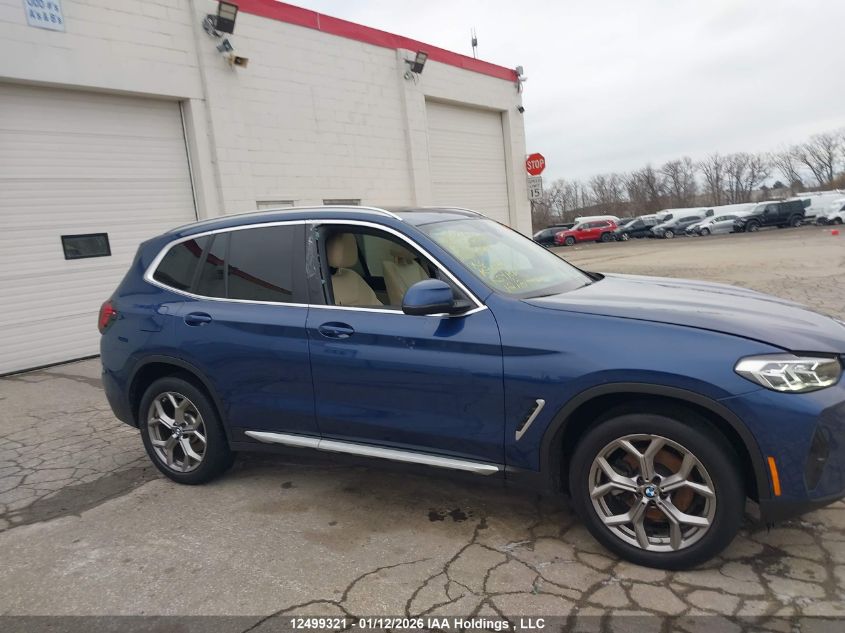 2022BMWX3|5UX53DP05N9K31763