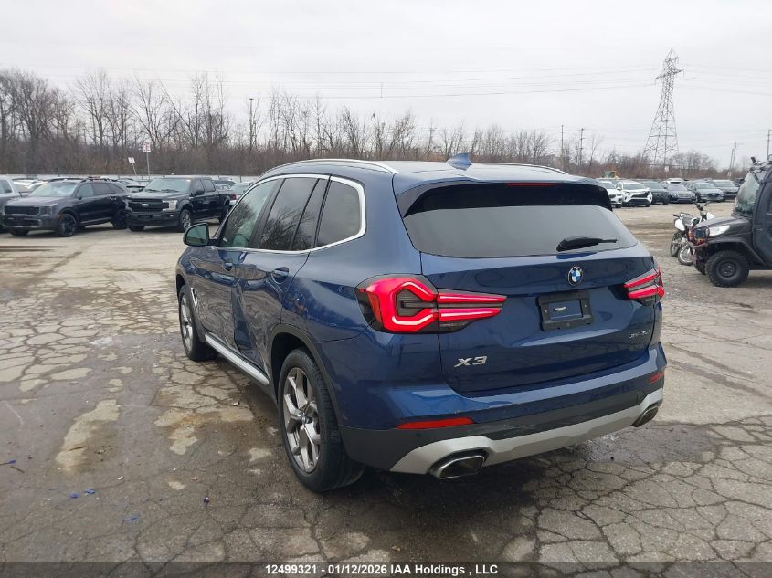 2022BMWX3|5UX53DP05N9K31763