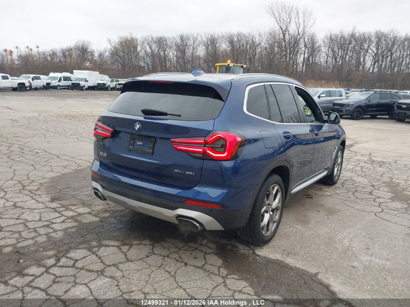 2022BMWX3|5UX53DP05N9K31763