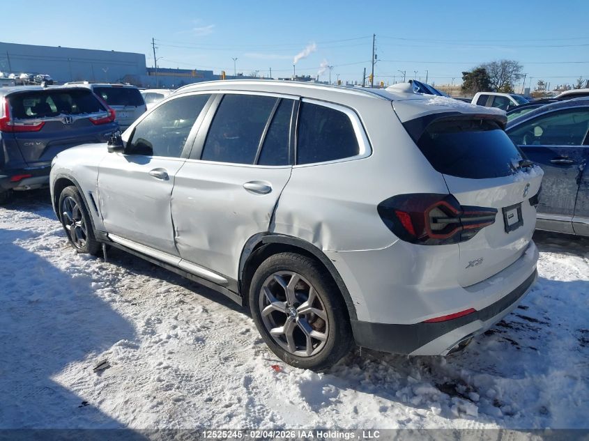 2022BMWX3|5UX53DP02N9L35367