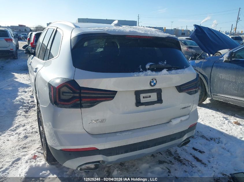 2022BMWX3|5UX53DP02N9L35367