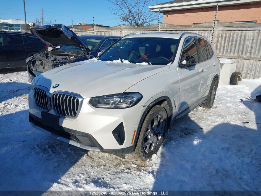 2022BMWX3|5UX53DP02N9L35367
