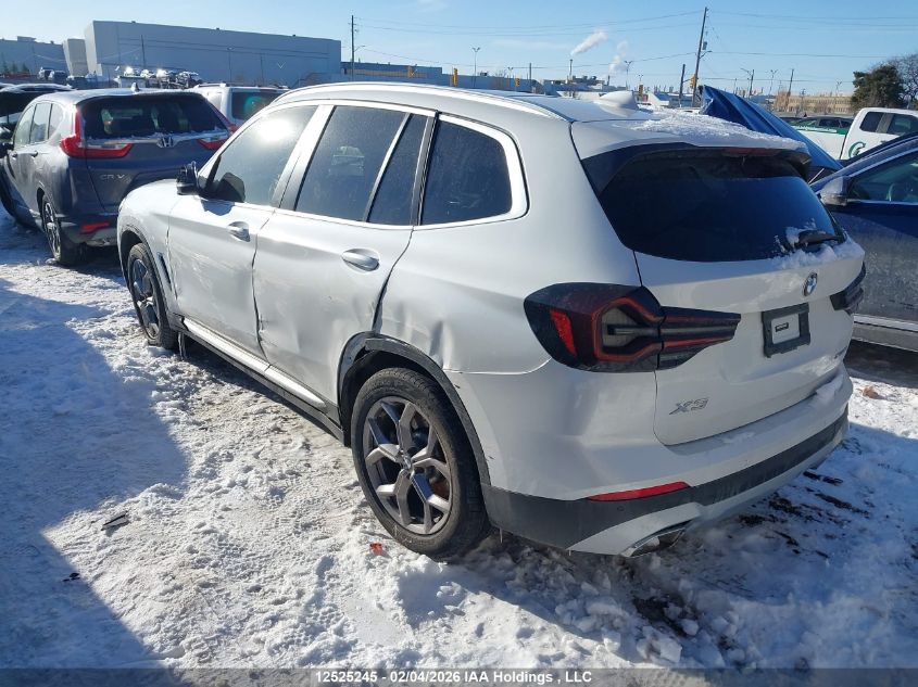 2022BMWX3|5UX53DP02N9L35367