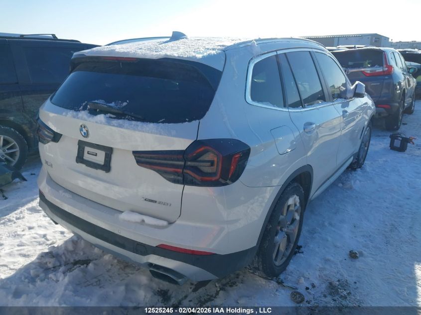 2022BMWX3|5UX53DP02N9L35367